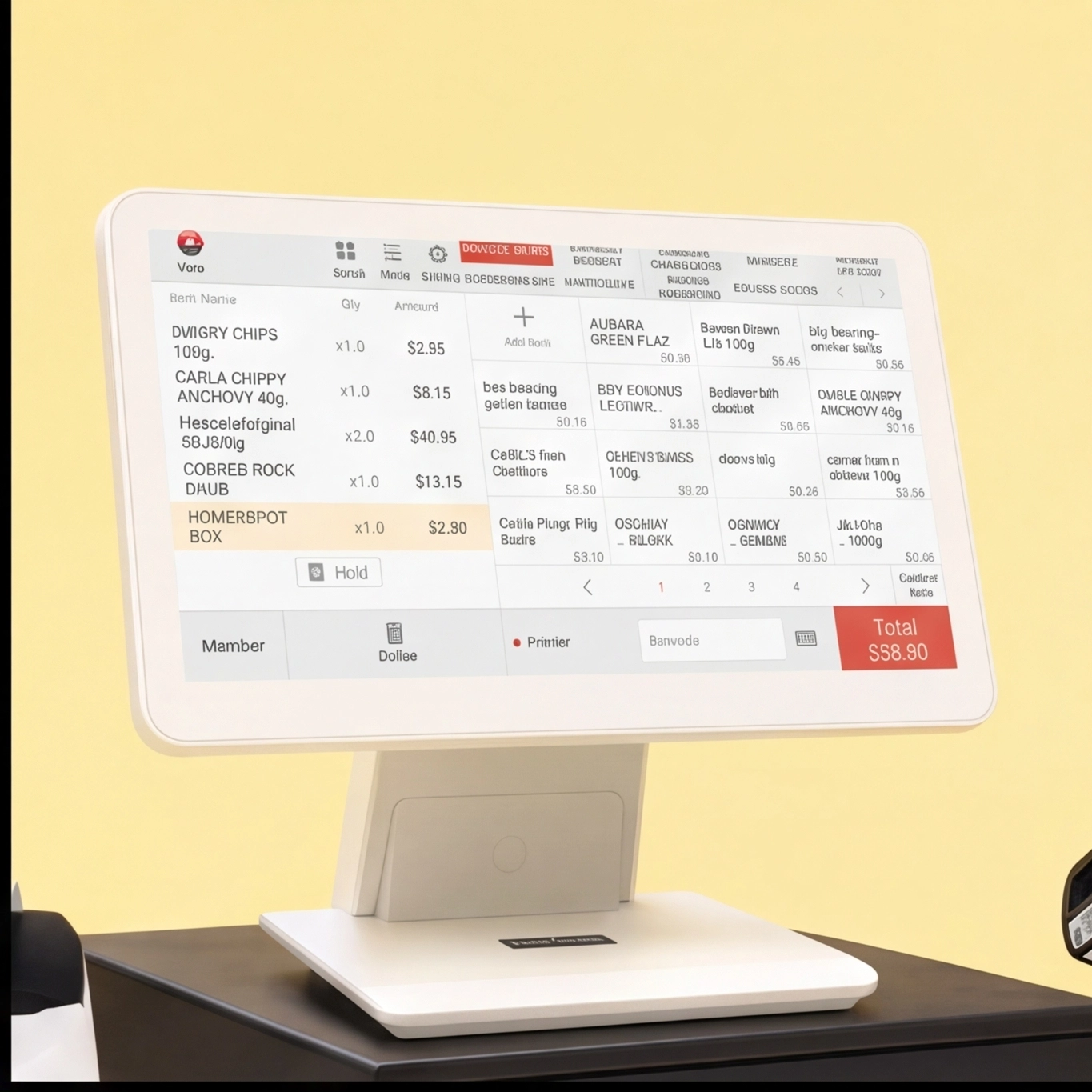 Diamond POS angle