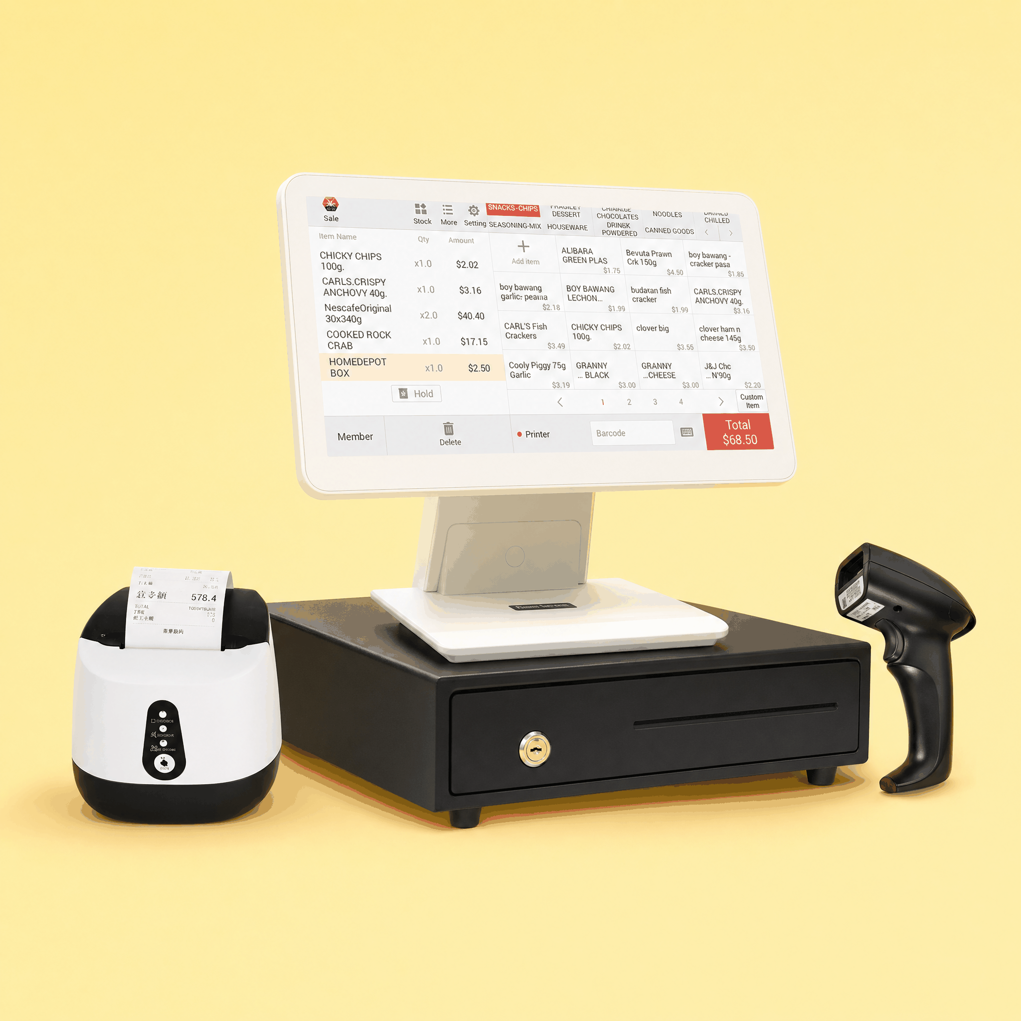 Diamond POS front