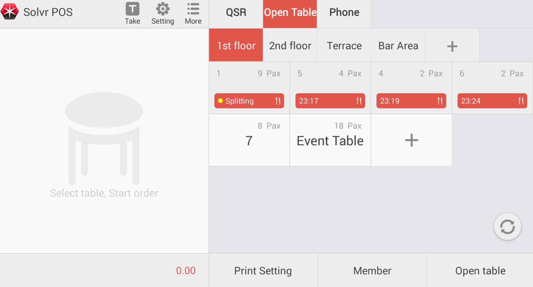 JET Resto floor plan editor
